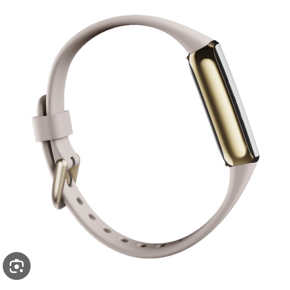Fitbit Luxe Fitness Tracker (Lunar 
White/Soft Gold Stainless Steel) - Picture 10 of 14